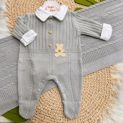  Saída de Maternidade Joaquim - Cinza